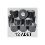 BiaTape - Siyah Rengi Sporcu Ağrı Bandı 12li (pakette 12 Adet) Bia Tape Kinesio 5 cm X 5m