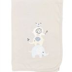 Bibaby 64623 85x90 cm Elephant in Live Bebek Battaniyesi