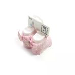 Bibaby 68297 Ekru Pembe Angel Bebek Çorap