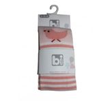 Bibaby 68312 Pembe Kuş Desenli Külotlu Çorap