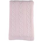 Bibaby 90x100 cm Pembe Zincir Triko Battaniye