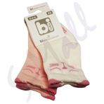 Bibaby Bebek Çorabı 2 Li 0-6 Ay -kedili - Beyaz - Turuncu