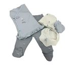 Bibaby BIB-62360-EKR-LILA Bibaby Organik Hastane Çıkışı 5li Love Our Earth Ekru - Lila