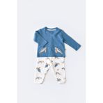 Bibaby Caretta In Live İndigo 2'li Organik Bebek Eldiveni