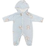 Bibaby Clever Panda Bebek Tulumu 60574 - Mavi - 9 - 12 Ay