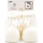 Bibaby Fistolu Bebek Çorap 68153 Ekru 0-3 Ay