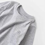 Bibaby Little Basic Gri Melanj 3 Yaş Organik Sweatshirt