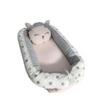 Bibaby Nest Lüx Cute Cat Mint Anne & Baba Yanı Yatağı