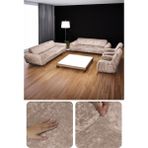 Bibaha Home Kadife Lastikli 3 3 1 1 Koltuk Örtüsü Takımı| Kanepe Kılıfı| Çekyat Örtüsü Kılıfı - 180 x 230 cm - Bej