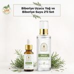 Biberiye Suyu Ve Yağı Seti Doğal Saç Ve Cilt Bakımı