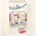Biberon Kurutucu, Pratik ve Çoklu Kullanım, Taşınabilir Tasarım, Mavi Renk, Şişe ve Emzik Aksesuarları İçin