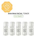 Bibimcos AHA-BHA Facial Toner 10 ml 5 Adet Peeling Etkisi Sunan Arındırıcı Tonik