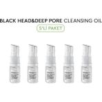 Bibimcos Black Head Deep Pore Cleansing Oil 10 ml 5 Adet Siyah Nokta ve Gözenek Temizleme Amaçlı Yağ
