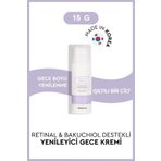 Bibimcos Retinal Ve Bakuchiol Destekli Yenileyici Gece Kremi 15g