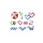 Bibizde Magic Snake Rubik Yılan Zeka Küpü 24 Parça Küçük Boy