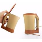 Bibizde Mini Su Isıtıcı Kettle 0,6 lt Kahverengi Plastik Malzemeden Üretilmiş Kullanışlı Tasarım