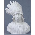 BİBLOLAR › Wise Porselen-PORSELEN KIZILDERILI SEF BUST-18,5*10,5*24,5 CM-JCP30047AA