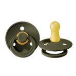 Bibs 0-6 Ay Colour Bebek Doğal Kauçuk Hunter Emzik Green
