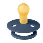 Bibs Ay Steel Blue Colour 0-6 Bebek Doğal Kauçuk Emzik
