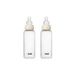 Bibs Baby PP Bott.Silikon İkili Biberon Ivory270ml
