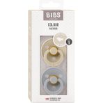 Bibs Colour Ikili Anatomik Kauçuk Emzik- Vanilla/cloud 0-6 Ay - Renkli - 0 - 6 Ay