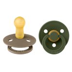 Bibs Colour İkili Kauçuk Dark Oak Hunter Green 6-18 Ay Emzik