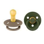Bibs Colour İkili Kauçuk Dark Oak Hunter Green 6-18 Ay Yeşil Emzik