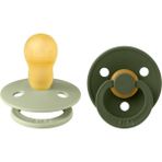 Bibs Colour Ikili Kauçuk Emzik- Sage/hunter Green 18+ Ay - Renkli