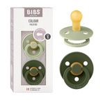 Bibs Colour İkili Kauçuk Sage Hunter Green 0-6 Ay Emzik