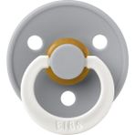 Bibs Colour Kauçuk Cloud Glow 0-6 Ay Gri Emzik