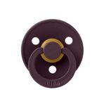 Bibs Colour Kauçuk Emzik - Plum 0-6 Ay