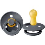 Bibs Colour Kauçuk Iron 6 - 18 Ay Gri Emzik
