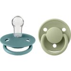 Bibs De Lux 2'li Silikon Emzik Island Sea & Sage 0-36 Ay - Renkli - 0 - 3 Yaş