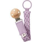 Bibs Paci Braid Violet Sky Mauve Emzik Askısı