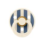 Bibs Studio Colour Block Kauçuk Emzik-Ivory/Steel Blue 0-6 Ay