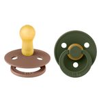 Bibs Woodchuck & Hunter Green 6-18 Ay Kauçuk Emzik