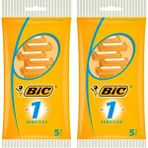 Bic 1 Sensitive Tek Bıçaklı Tıraş Bıçağı 5'li Poşet - 2 Adet 5'li Poşet