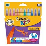 Bic 10'lu Kids Visa Fırça Uçlu Keçeli Kalem