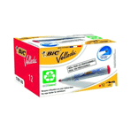 Bic 1701 Velleda Kırmızı 12'li Paket Tahta Kalemi