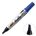 Bic 2300 Permanent Kesik Uç Mavi Markör Koli Kalemi