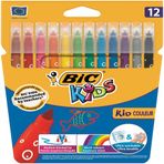 Bic 3270220002727 12 Renk 920293 Kids Couleur Keçeli Boya Kalemi