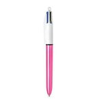 Bic 4 Colors Shine M Pembe Fonksiyonlu Tükenmez Kalem