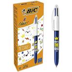 Bic 4 Colours 12'li Kutu Message Tükenmez Kalem