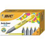 Bic 811935 Brite Liner Grip 12'li Sarı Fosforlu Kalem