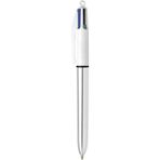 Bic 919380 4 Colours Shıne Gümüş Gövde Tükenmez Kalem