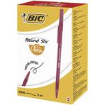 BIC 921332 Tükenmez Kalem, Kırmızı, 60'lı Kutu