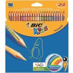 Bic 9375183 Tropicolors 24 Renk Kuru Boya Kalemi