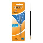 BIC Ballpoint Pen 4 Colours 2 Items Blue