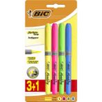 Bic Briteliner Grip Fosforlu Kalem 3+1 Blister
