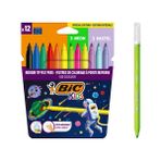 Bic Cosmo Keçeli Boya Kalemi 12 Renk (6 Standart + 3 Pastel + 3 Neon)